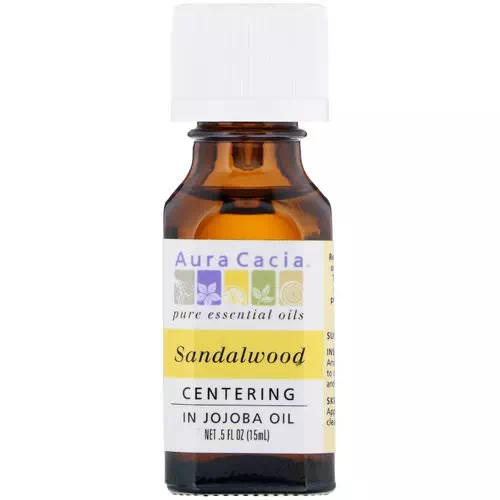 Aura Cacia, Pure Essential Oils, Sandalwood, .5 fl oz (15 ml) Review