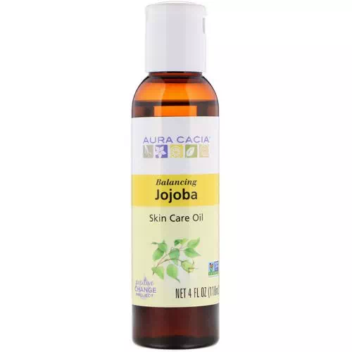 Aura Cacia, Skin Care Oil, Balancing Jojoba, 4 fl oz (118 ml) Review