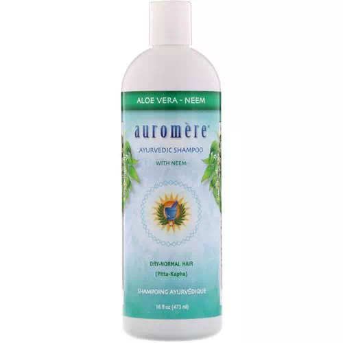Auromere, Ayurvedic Shampoo with Neem, Aloe Vera, 16 fl oz (473 ml) Review