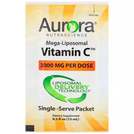 Aurora Nutrascience, Liposomal Vitamin C, Cold, Cough, Flu