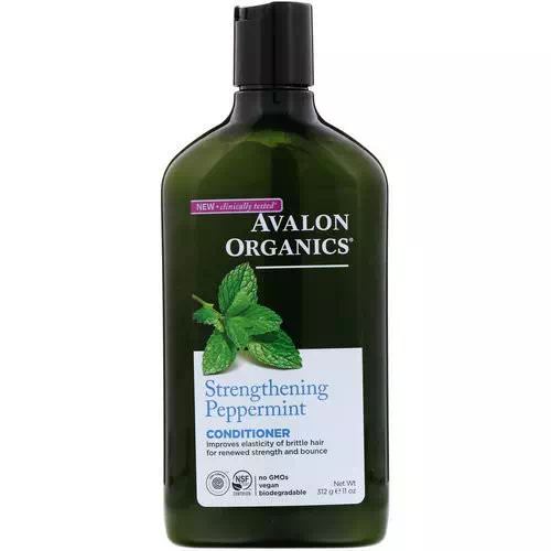 Avalon Organics, Conditioner, Strengthening Peppermint, 11 fl oz (312 ml) Review