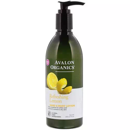 Avalon Organics, Hand & Body Lotion, Refreshing Lemon, 12 oz (340 g) Review