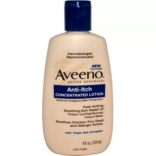 Aveeno, Active Naturals, Anti-Itch Concentrated Lotion, 4 fl oz (118 ml) Review