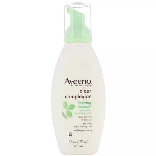 Aveeno, Active Naturals, Clear Complexion Foaming Cleanser, 6 fl oz (177 ml) Review