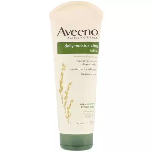 Aveeno, Active Naturals, Daily Moisturizing Lotion, Fragrance Free, 8 oz (227 g) Review
