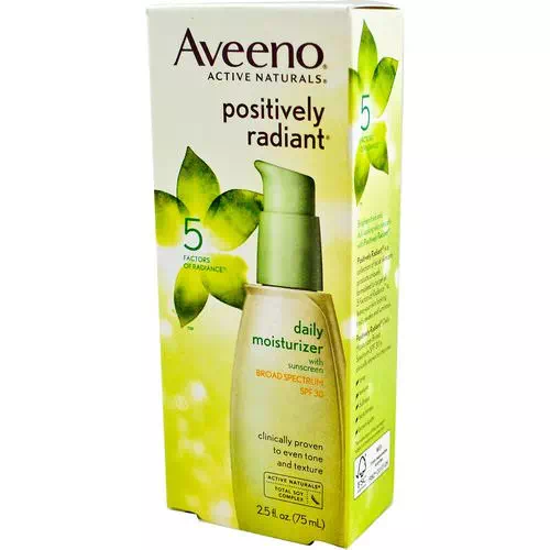 Aveeno, Active Naturals, Positively Radiant, Daily Moisturizer, SPF 30, 2.5 fl oz (75 ml) Review