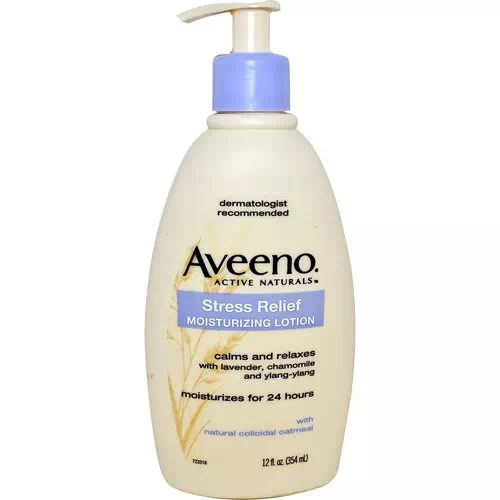 Aveeno, Active Naturals, Stress Relief Moisturizing Lotion, 12 fl oz (354 ml) Review