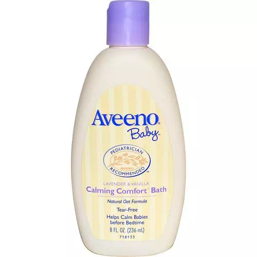 Aveeno, Baby, Calming Comfort Bath, Lavender & Vanilla, 8 fl oz (236 ml) Review