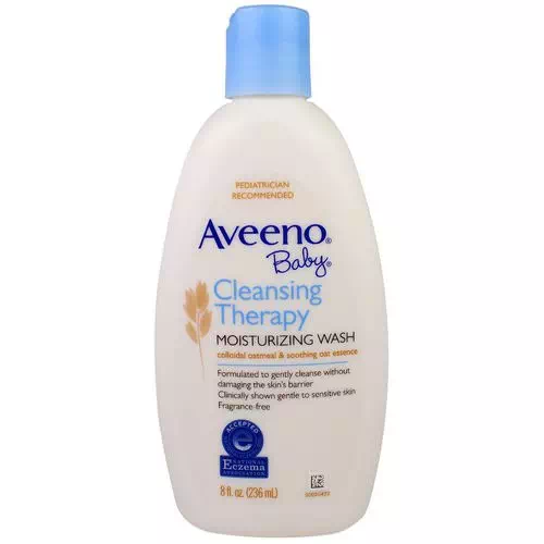 Aveeno, Baby, Cleansing Therapy Moisturizing Wash, Fragrance Free, 8 fl oz (236 ml) Review