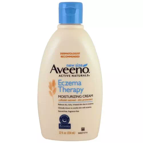 Aveeno, Eczema Therapy, Moisturizing Cream, 12 fl oz (354 ml) Review