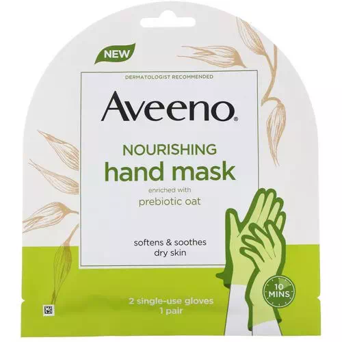 Aveeno, Nourishing Hand Mask, 2 Single-Use Gloves Review