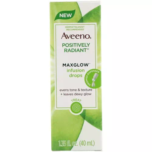 Aveeno, Positively Radiant, Maxglow Infusion Drops, 1.35 fl oz (40 ml) Review