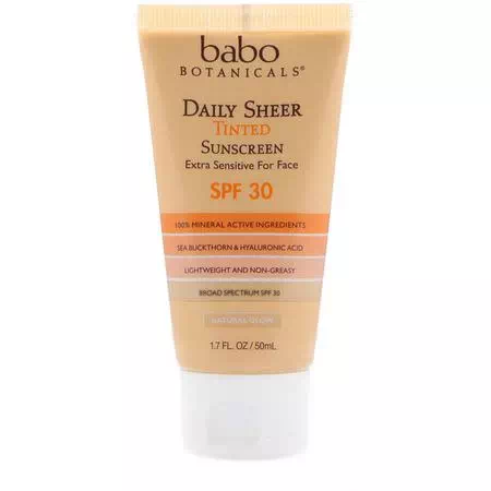 Babo Botanicals, Face Sunscreen