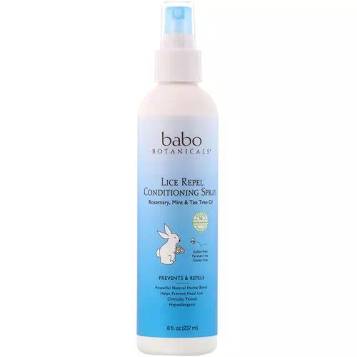 Babo Botanicals, Lice Repel Conditioning Spray, 8 fl oz (237 ml) Review
