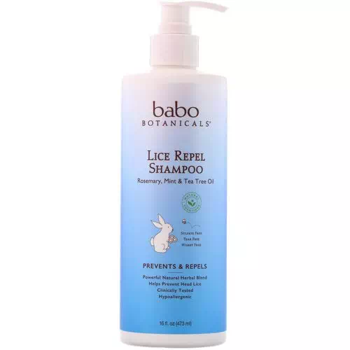 Babo Botanicals, Lice Repel Shampoo, 16 oz (473 ml) Review