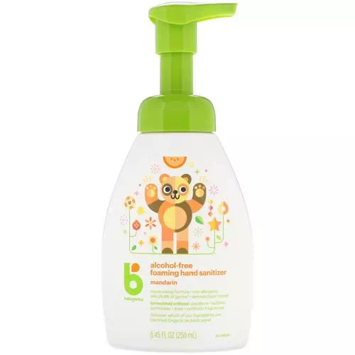 BabyGanics, Alcohol-Free, Foaming Hand Sanitizer, Mandarin, 8.45 fl oz (250 ml) Review