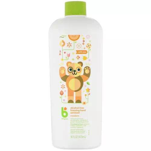 BabyGanics, Alcohol-Free Foaming Hand Sanitizer, Refill Size, Mandarin, 16 fl oz (473 ml) Review