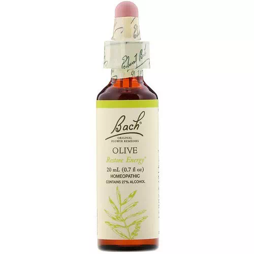 Bach, Original Flower Remedies, Olive, 0.7 fl oz (20 ml) Review
