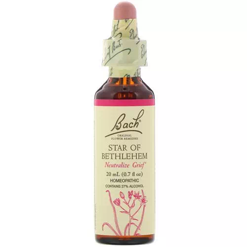 Bach, Original Flower Remedies, Star of Bethlehem, 0.7 fl oz (20 ml) Review