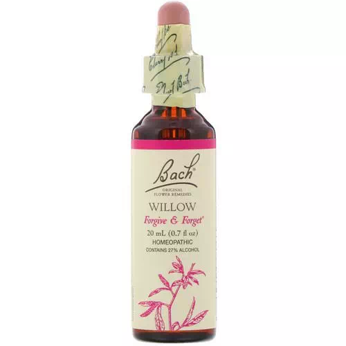 Bach, Original Flower Remedies, Willow, 0.7 fl oz (20 ml) Review