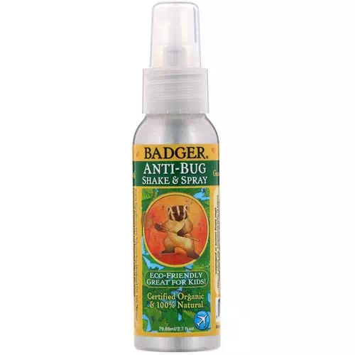 Badger Company, Anti-Bug, Shake & Spray, 2.7 fl oz (79.85 ml) Review