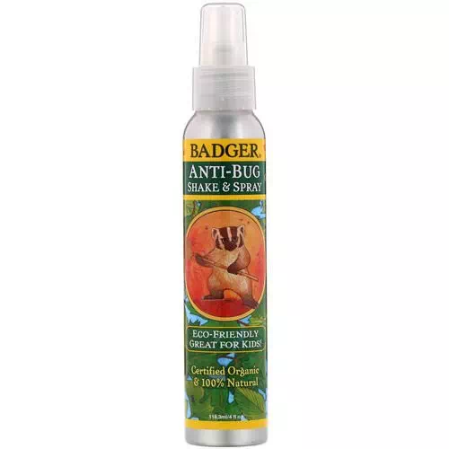 Badger Company, Anti-Bug, Shake & Spray, 4 fl oz (118.3 ml) Review