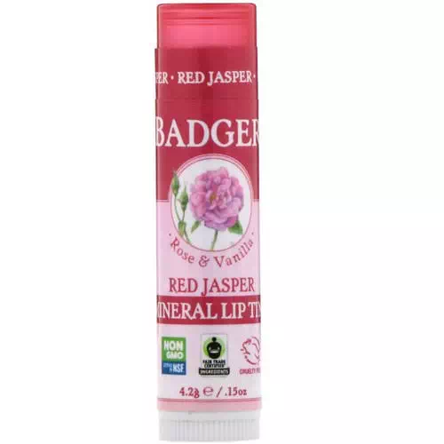 Badger Company, Mineral Lip Tint, Red Jasper, .15 oz (4.2 g) Review