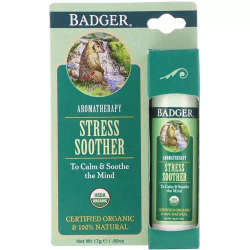 Badger Company, Stress Soother, Tangerine & Rosemary, .60 oz (17 g) Review