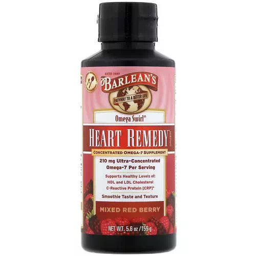 Barlean's, Omega Swirl, Heart Remedy, Mixed Red Berry, 5.6 oz (159 g) Review