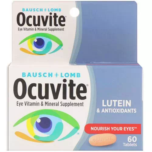 Bausch & Lomb, Eye Vitamin & Mineral Supplement, Lutein & Antioxidants, 60 Tablets Review