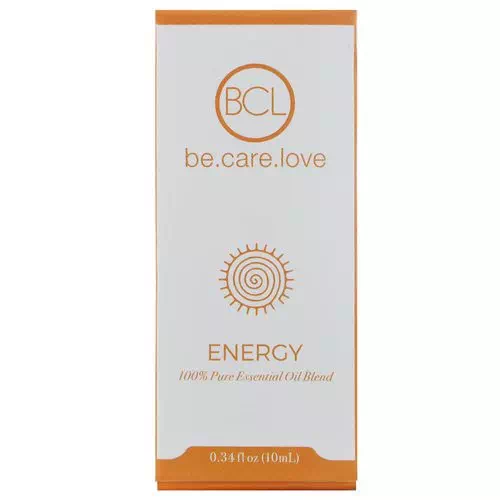 BCL, Be Care Love, 100% Pure Essential Oil Blend, Energy, 0.34 fl oz (10 ml) Review