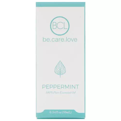 BCL, Be Care Love, 100% Pure Essential Oil, Peppermint, 0.34 fl oz (10 ml) Review