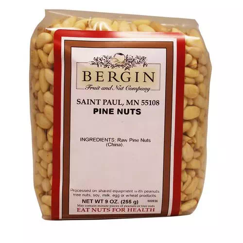 Bergin Fruit and Nut Company, Pine Nuts, 9 oz (255 g) Review