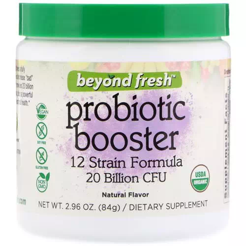 Beyond Fresh, Probiotic Booster, 12 Strain Formula, Natural Flavor, 20 Billion CFU, 2.96 oz (84 g) Review