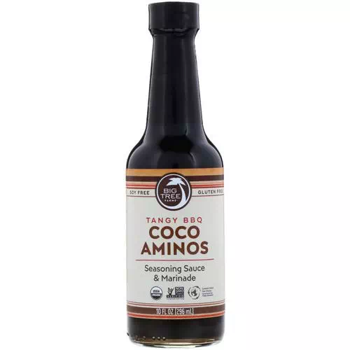 Big Tree Farms, Organic Coco Aminos, Seasoning Sauce & Marinade, Tangy BBQ, 10 fl oz (296 ml) Review