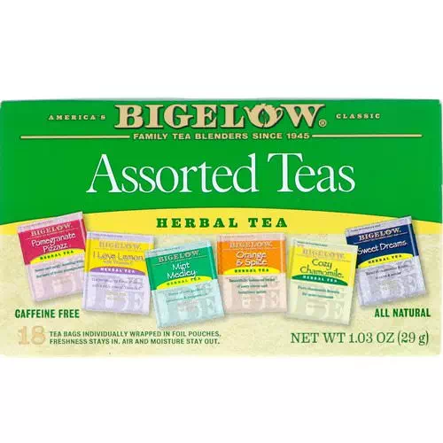 Bigelow, Assorted Teas, 18 Tea Bags, 1.03 oz (29 g) Review