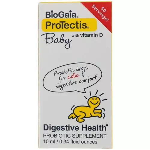 BioGaia, ProTectis, Baby, With Vitamin D, Digestive Health, Probiotic Supplement, 0.34 fl oz (10 ml) Review