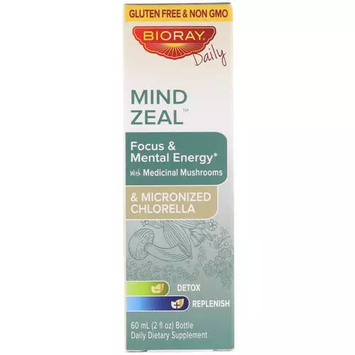 Bioray, Mind Zeal, Focus & Mental Energy, Alcohol Free, 2 fl oz (60 ml) Review