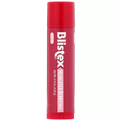Blistex, Lip Protectant/Sunscreen, SPF 15, Medicated Berry Balm, .15 oz (4.25 g) Review