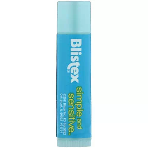 Blistex, Simple and Sensitive, Lip Moisturizer, 0.15 oz (4.25 g) Review