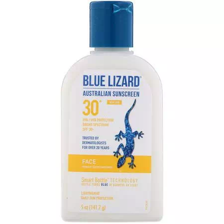 Blue Lizard Australian Sunscreen, Face Sunscreen