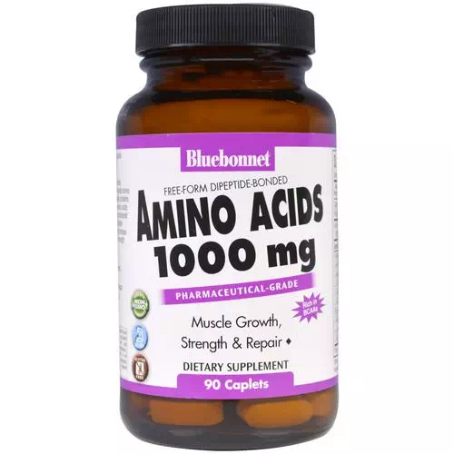 Bluebonnet Nutrition, Amino Acids, 1,000 mg, 90 Caplets Review