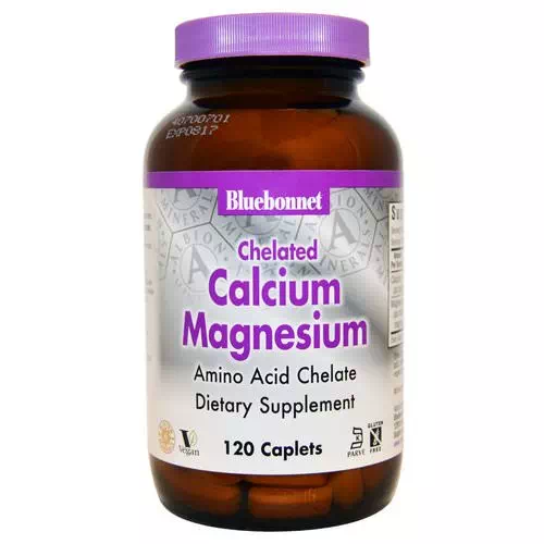 Bluebonnet Nutrition, Calcium Magnesium, Chelated, 120 Caplets Review