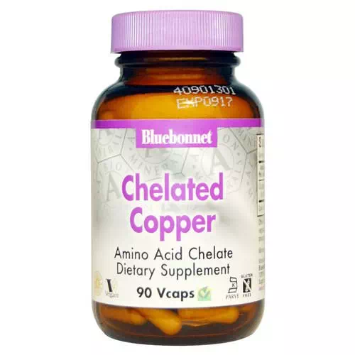 Bluebonnet Nutrition, Chelated Copper, 90 Vcaps Review