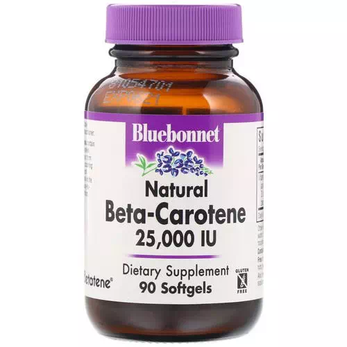 Bluebonnet Nutrition, Natural Beta-Carotene, 25,000 IU, 90 Softgels Review