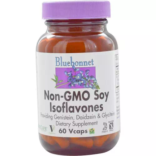 Bluebonnet Nutrition, Non-GMO Soy Isoflavones, 60 Vcaps Review