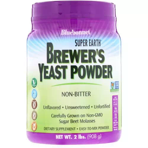 Bluebonnet Nutrition, Super Earth Brewer's Yeast, Unflavored, 2 lb (908 g) Review