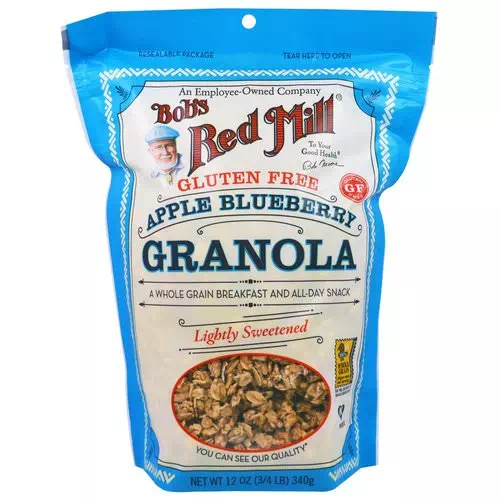 Bob's Red Mill, Apple Blueberry Granola, Gluten Free, 12 oz (340 g) Review