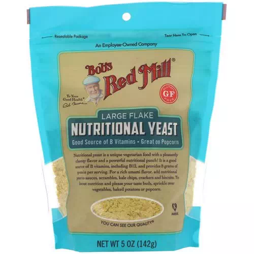 Bob's Red Mill, Large Flake Nutritional Yeast, Gluten Free, 5 oz (142 g) Review