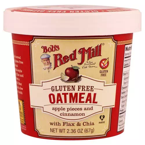 Bob's Red Mill, Oatmeal, Apple Pieces and Cinnamon, 2.36 oz (67 g) Review